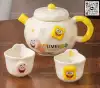 Limei Ceramic SpongeBob SquarePants co-branded officially authorized cup and kettle set New high appearance level, cute style for home use Item Picture